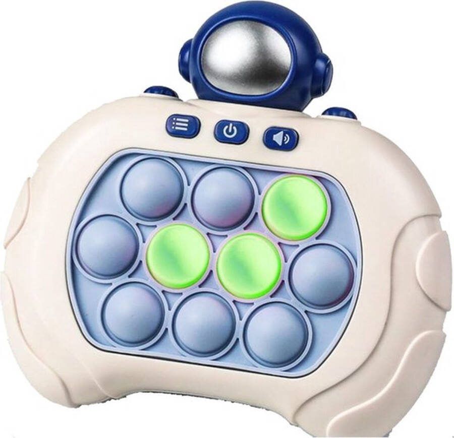 Quick Push Astronaut V3 Pop It Spel Game Controller Fidget Toy Montessori Speelgoed Anti Stress Speelgoed Inclusief Licht en Geluidseffecten