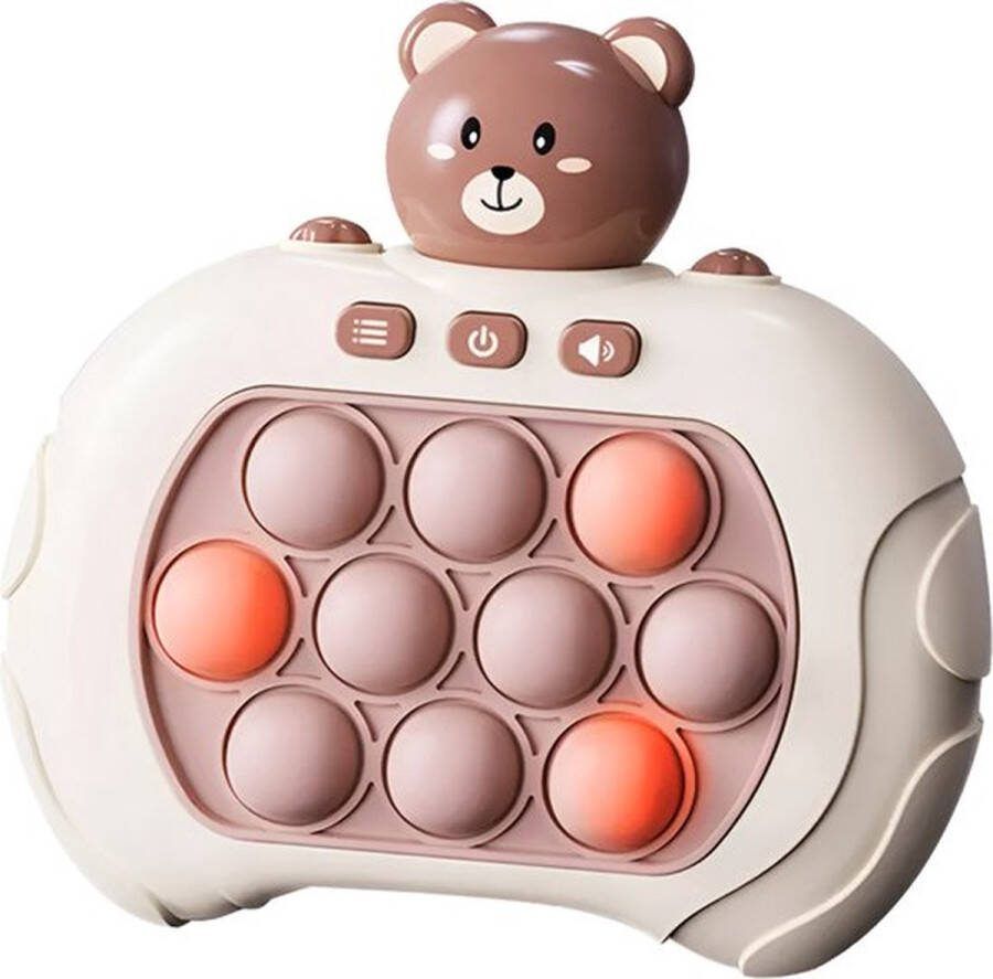 Quick Push Beer V3 Pop It Spel Game Controller Fidget Toy Montessori Speelgoed Anti Stress Speelgoed Inclusief Licht en Geluidseffecten