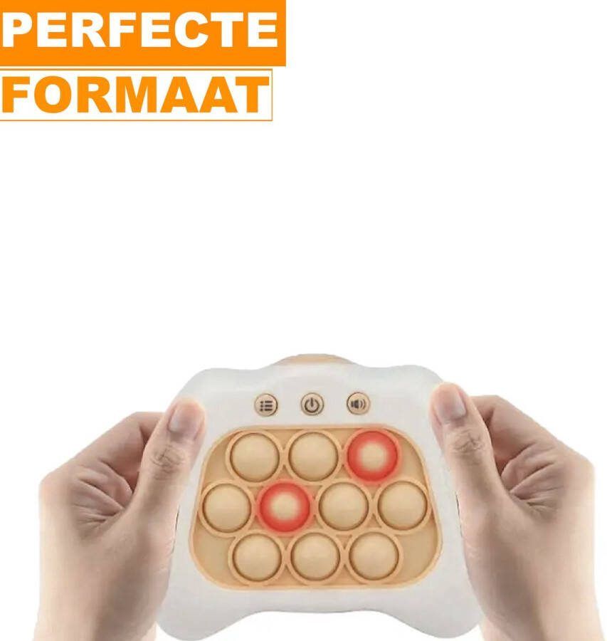 Quick Push Pop Fidget- Game console- wit- Training- Spellen- Spelletjes- Kinderen- Fidget Toy