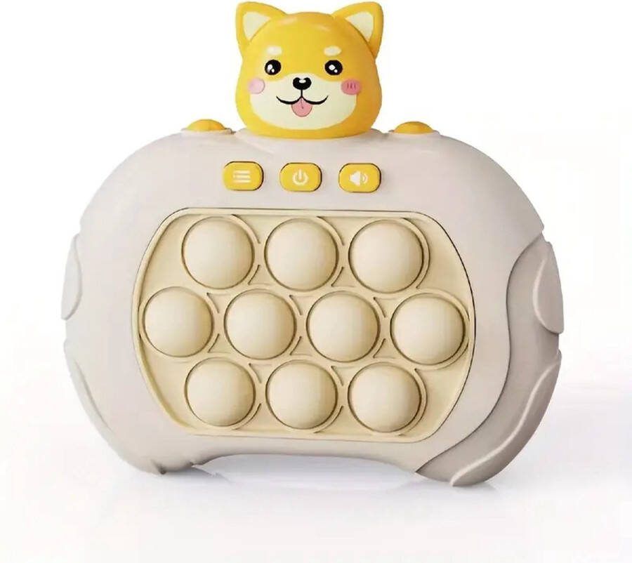 Quick Push Vos V3 Pop It Spel Game Controller Fidget Toy Montessori Speelgoed Anti Stress Speelgoed Inclusief Licht en Geluidseffecten