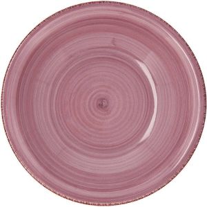 Quid Diep bord Vita Peoni Keramisch Roze Ø 21 5 cm (12 Stuks)