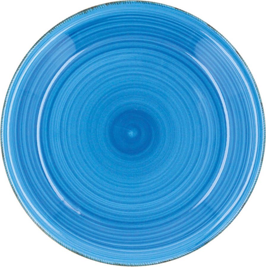 Quid Eetbord Vita Azul Blauw Keramisch Ø 27 cm (12 Stuks)