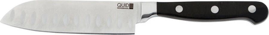 Quid Santoku-mes Professional Inox Chef Black Zwart Metaal (13 cm) (Pack 10x)