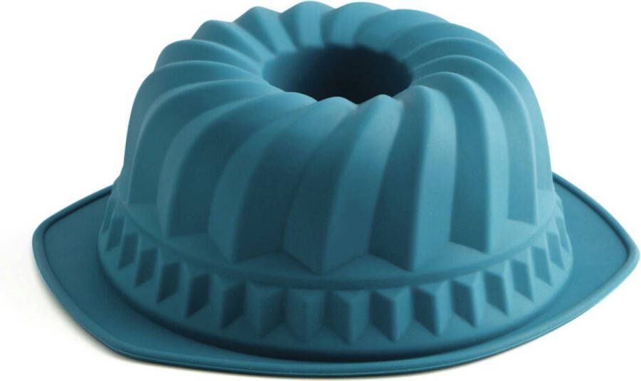 Quid Springvorm Pan Silik One Blauw Plastic (24 3 x 28 4 cm) (Pack 6x)