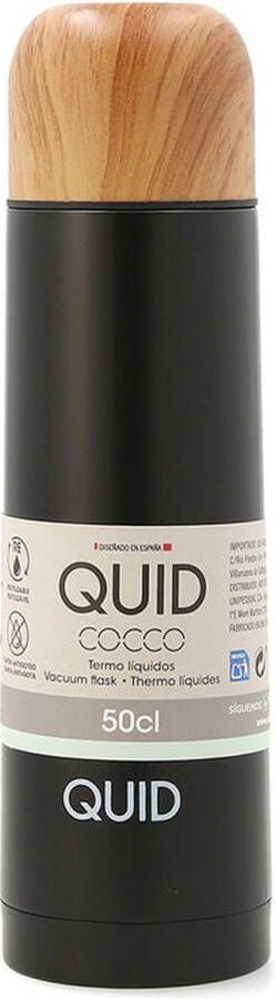 Quid Thermosfles Cocco Zwart Druppel Metaal 500 ml