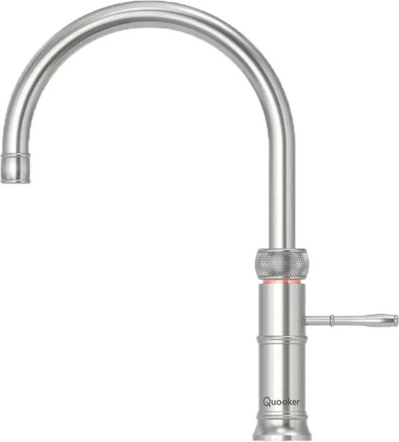 Quooker Classic Fusion round losse kokend waterkraan zonder boiler RVS