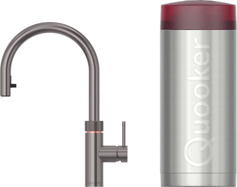 Quooker COMBI+ Flex Gunmetal | Spoelbakken&Kranen | Keuken&Koken Inbouwapparatuur | 8720869061692