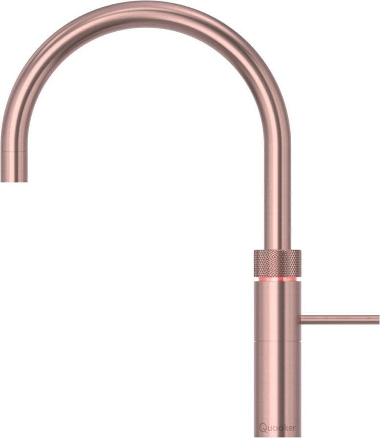 Quooker Fusion Round met COMBI boiler 3-in-1 kraan rosé koper