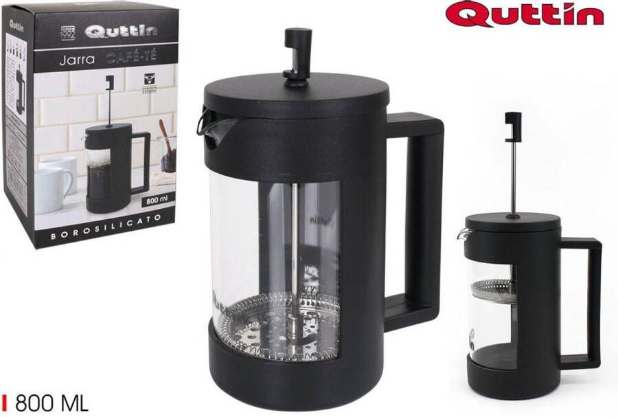 Quttin French Press 800 ml French Press Cafetiere Koffiemaker