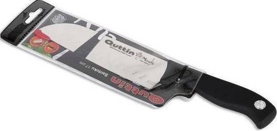 Quttin Misaki santokumes 17 cm RVS zwart