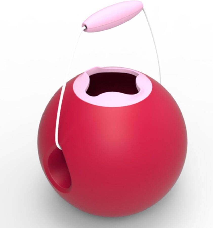 Quut Buitenspeelgoed Zandspeelgoed Ballo: balvormige emmer rood 20 cm diameter