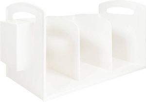 QUVIO Boekensteun met pennenhouder Boekenhouder Bookstand Book holder Boekenstandaard Wit