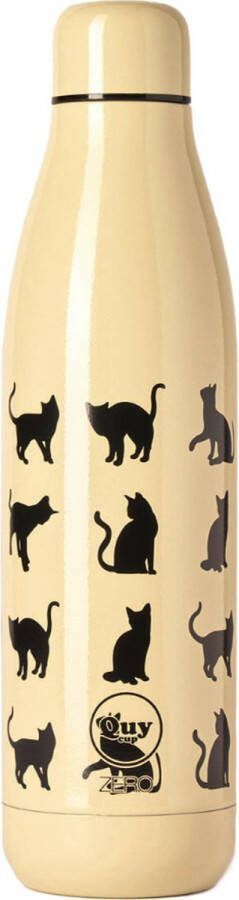 Quy cup 500ml Thermosfles “BOBI” 12 uur heet 24 uur koud herbruikbaar RVS fles (304)