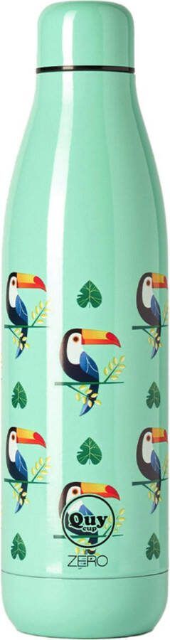 Quy cup 500ml Thermosfles “Tucano” 12 uur heet 24 uur koud herbruikbaar RVS fles (304)