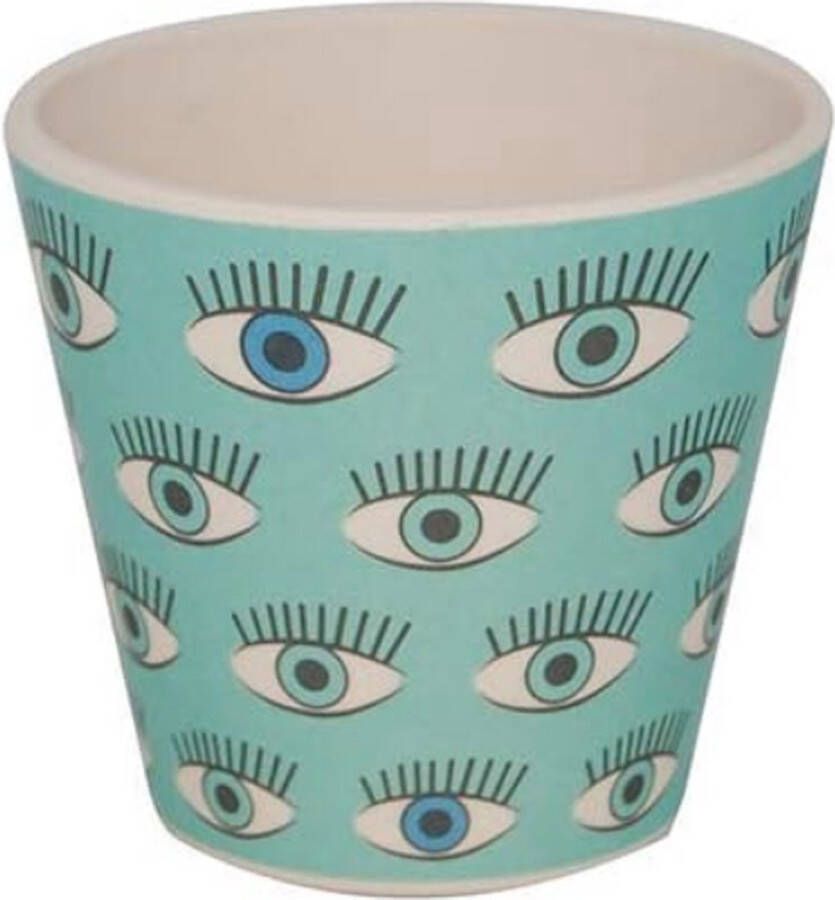 Quy cup 90ml Ecological Espresso Reisbeker “Eyes” 7x7x7cm