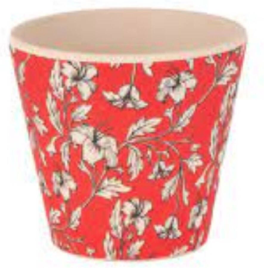 Quy cup 90ml Ecological Espresso Reisbeker “Ibiscus” 7x7x7cm