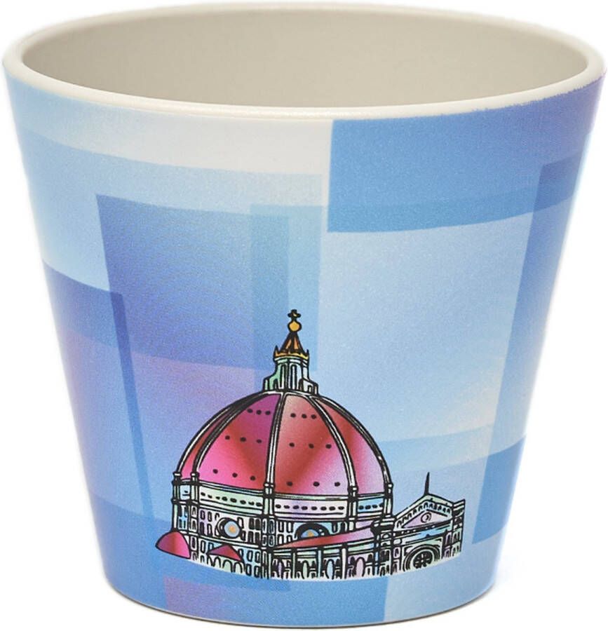 Quy cup 90ml Ecologische Reis Beker Espressobeker City Collection “Firenze”