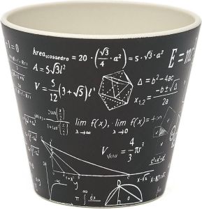 Quy cup 90ml Ecologische Reis Beker Espressobeker “Einstein”