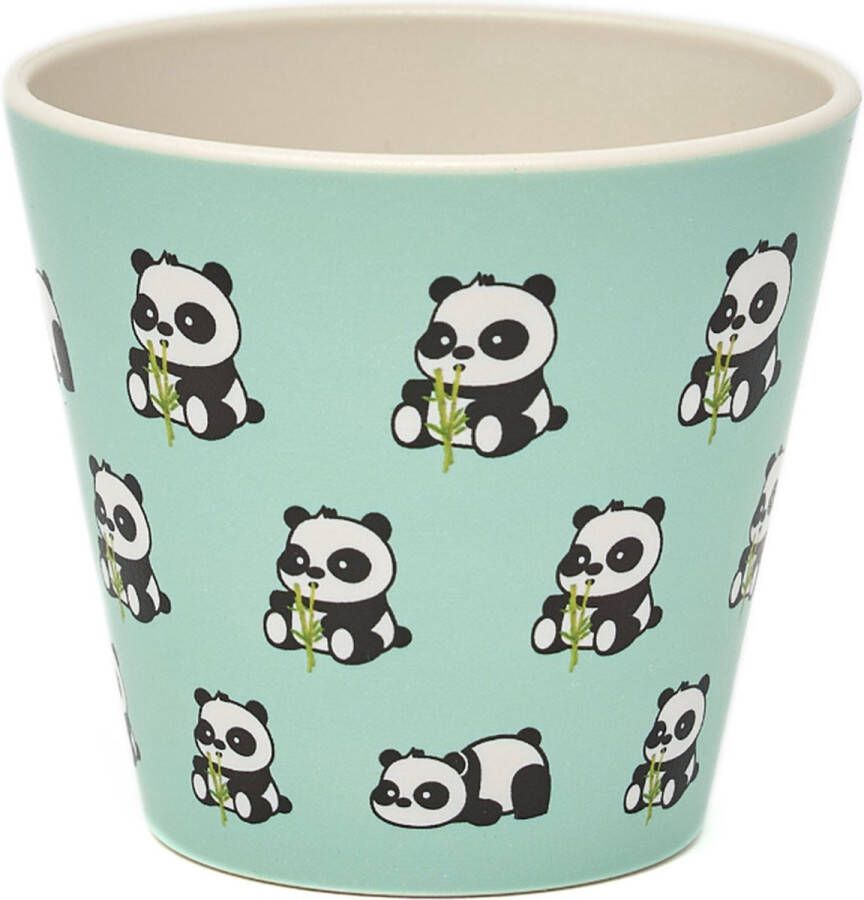 Quy cup 90ml Ecologische Reis Beker Espressobeker “Il Panda”