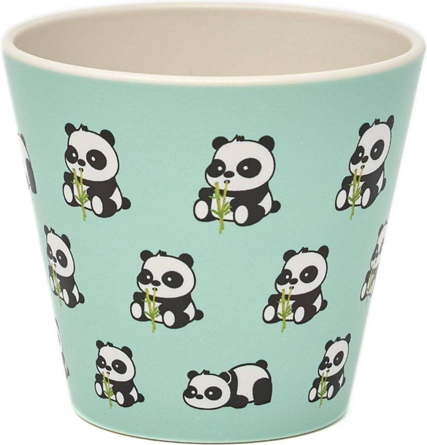 Quy cup 90ml Ecologische Reis Beker Espressobeker “Il Panda”