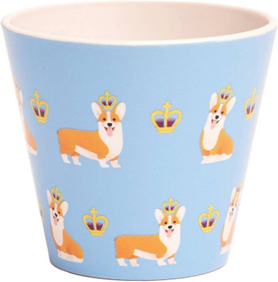 Quy cup 90ml Ecologische Reis Beker Espressobeker “The Queen” 7x7x7cm