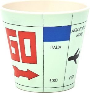Quy cup 90ml Ecologische Reis Beker Espressobeker “Vittoria Monopoly (italian)”