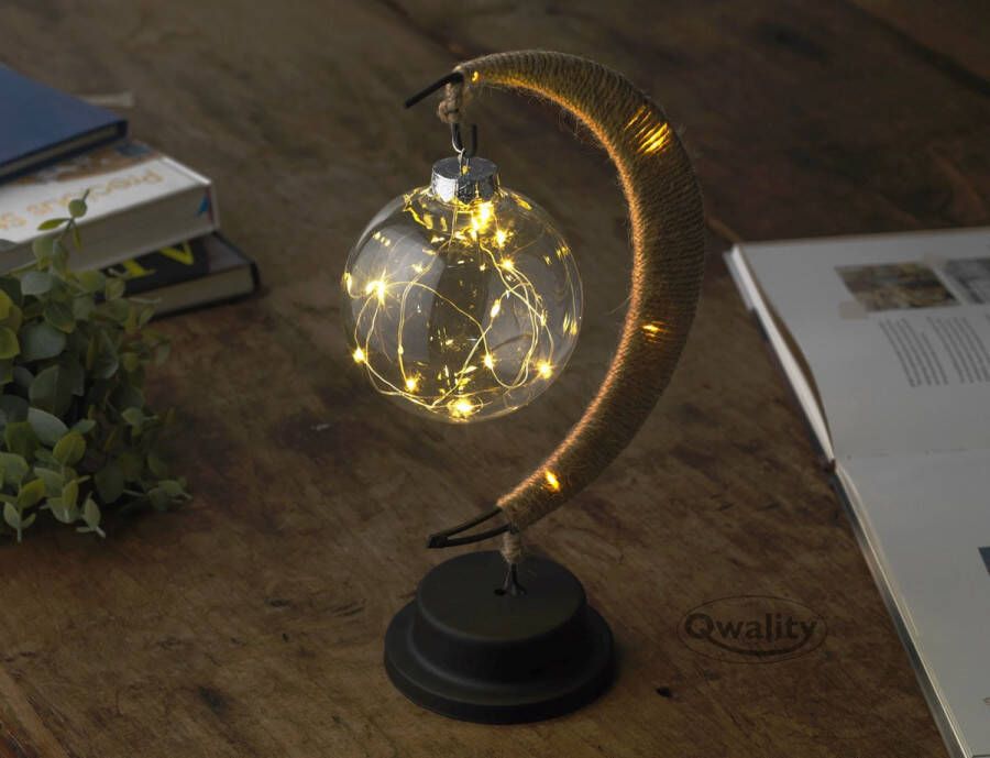 Qwality Maannachtlamp – Nachtlampje – Magische Lamp Nachtlamp voor Volwassenen Nachtlampje voor kinderen – Magisch Nacht lampje Kerst Decoratie–