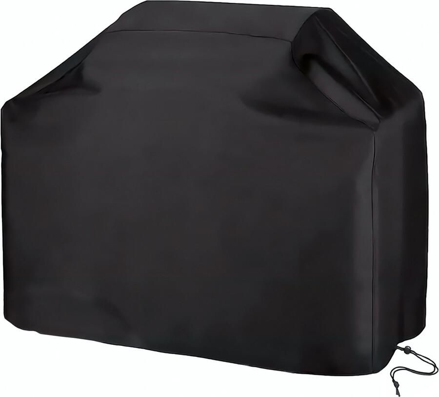 QY BBQ Hoes voor Barbecue of Buitenkeuken Weersbestendig Beschermhoes 145x61x117cm Zwart