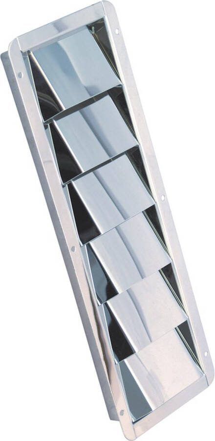 R&V Products Ventilatierooster met vaste schoepen 327x113mm RVS-316 (A4)