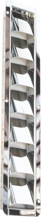 R&V Products Ventilatierooster met vaste schoepen 378x76mm RVS-316 (A4)