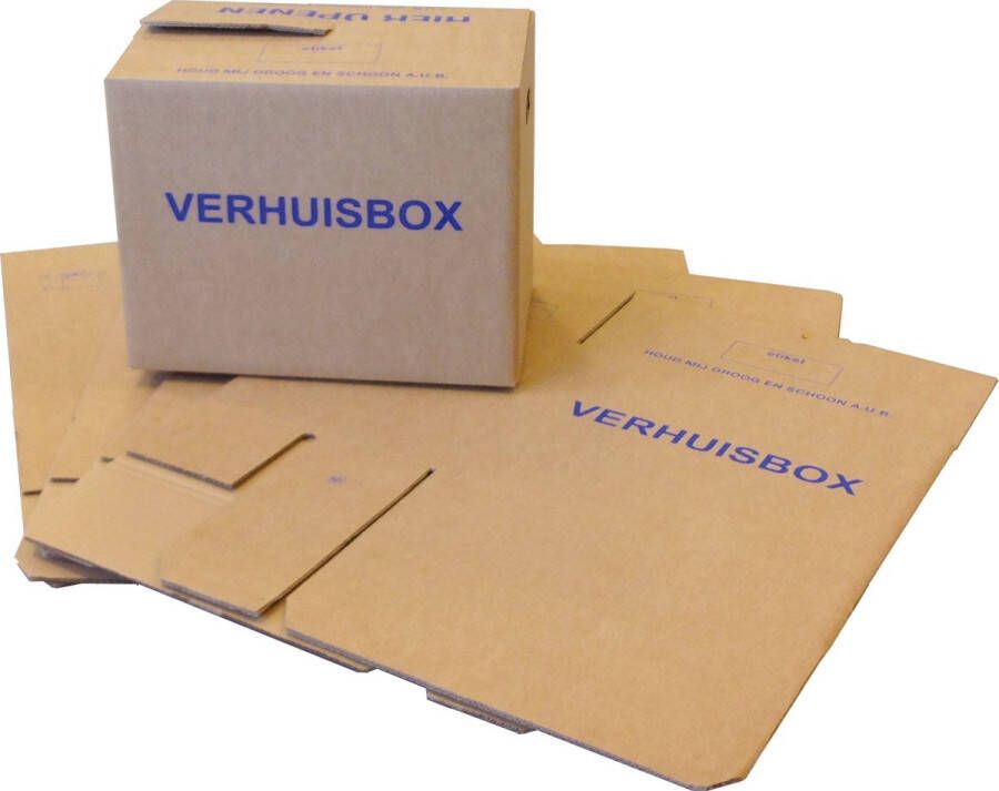 Raadhuis verhuisdozen 485x320x355mm 5 stuks in krimp RD-351125-5