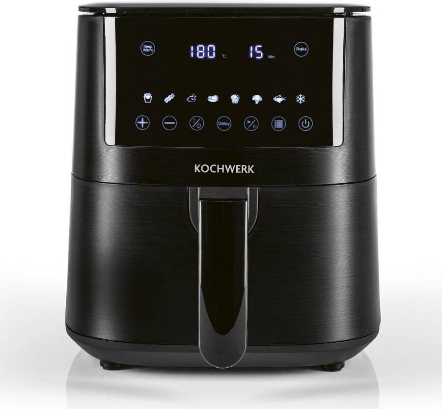 Rachs KOCHWERK heteluchtfriteuse digitaal 4.2l 8 programma's met herinneringsfunctie