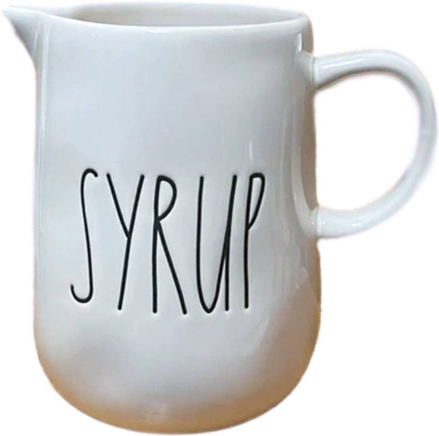 Rae Dunn Syrup siroop schenker siroop kan siroop dispenser schenkkan siroop keuken servies farmhouse decoratie