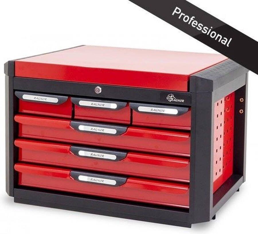 Ragnor Gereedschapskist `Heimdal` leeg Premium edition 6 Lades PE Stootranden
