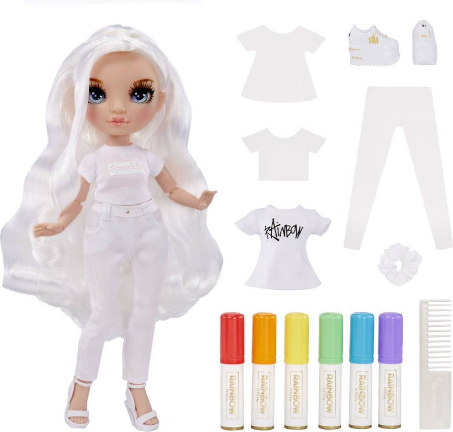 Rainbow High Color & Create Fashion Doll- Character 1 (blue eyes)