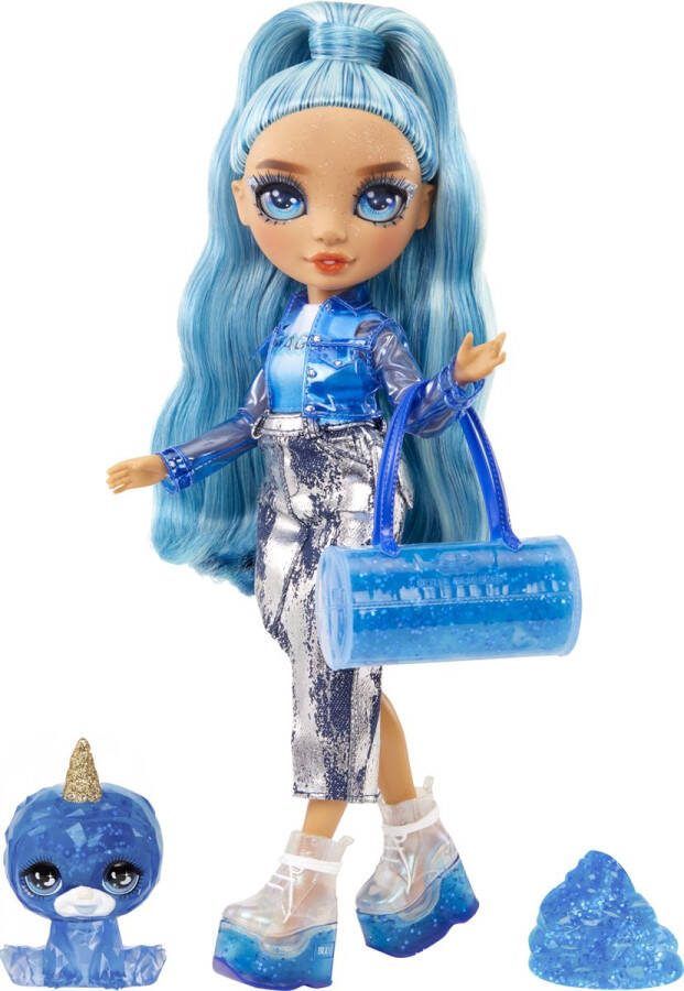 Rainbow High Klassieke Modepop 28 cm Skyler (blauw) Met slijmset en diertje