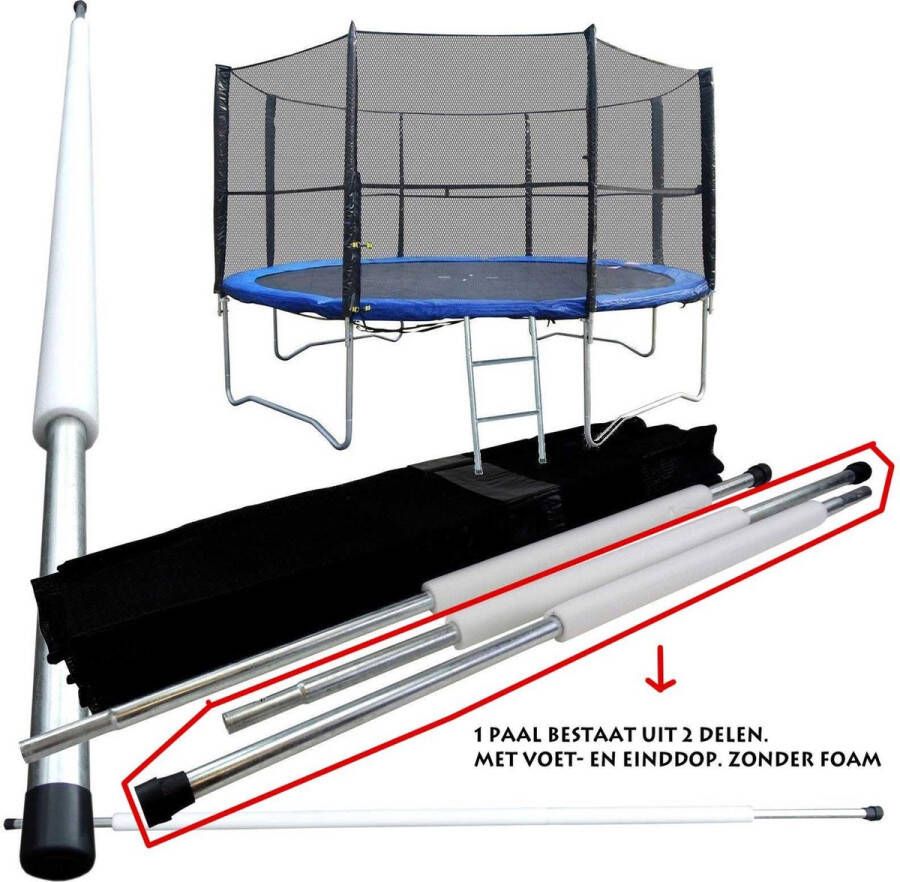 Rainbow Trampolines Paal of buis incl. foam voor trampoline veiligheidsnet universeel voor trampolines Ø 366-396-430 cm 1 stuks