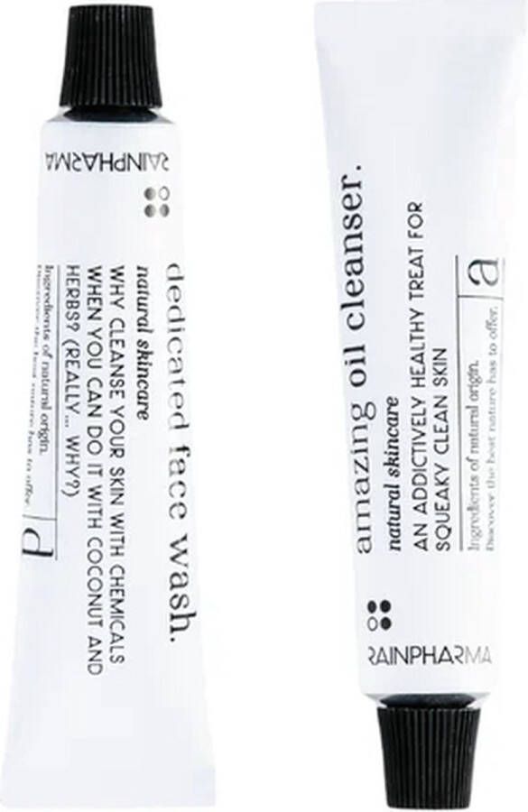 RainPharma Duo Set Cleanser 20ml & Face Wash 20ml Gelaatsverzorging Huidverzorging
