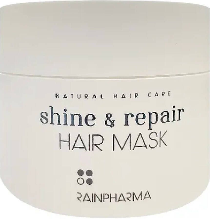 RainPharma Shine & Repair Hair Mask Haarmasker 200ml Plantaardig Voor dun en breekbaar haar