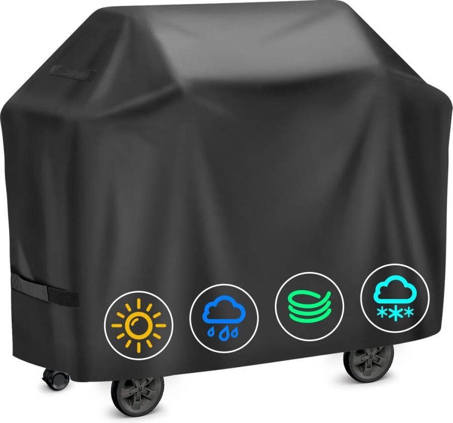 RALA Barbecue Cover Weatherproof Square Rainproof Waterproof Gas Barbecue Accessories Tear-resistant UV Protection Fade Protection (147 x 61 x 117 cm)