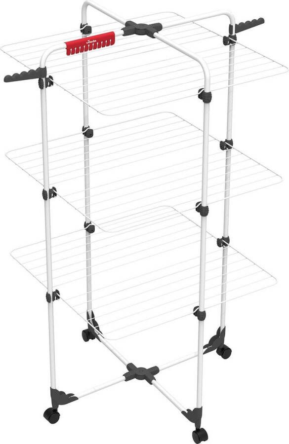 RALA Droogtoren – Staand Droogrek – Inklapbaar – Mixer 3 modulaire torendroger – meerdere posities – Was – 71 x 71 x 132 cm