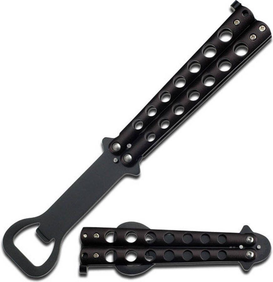 RAM Tactical Vlinder Trainer Flessenopener Zwart