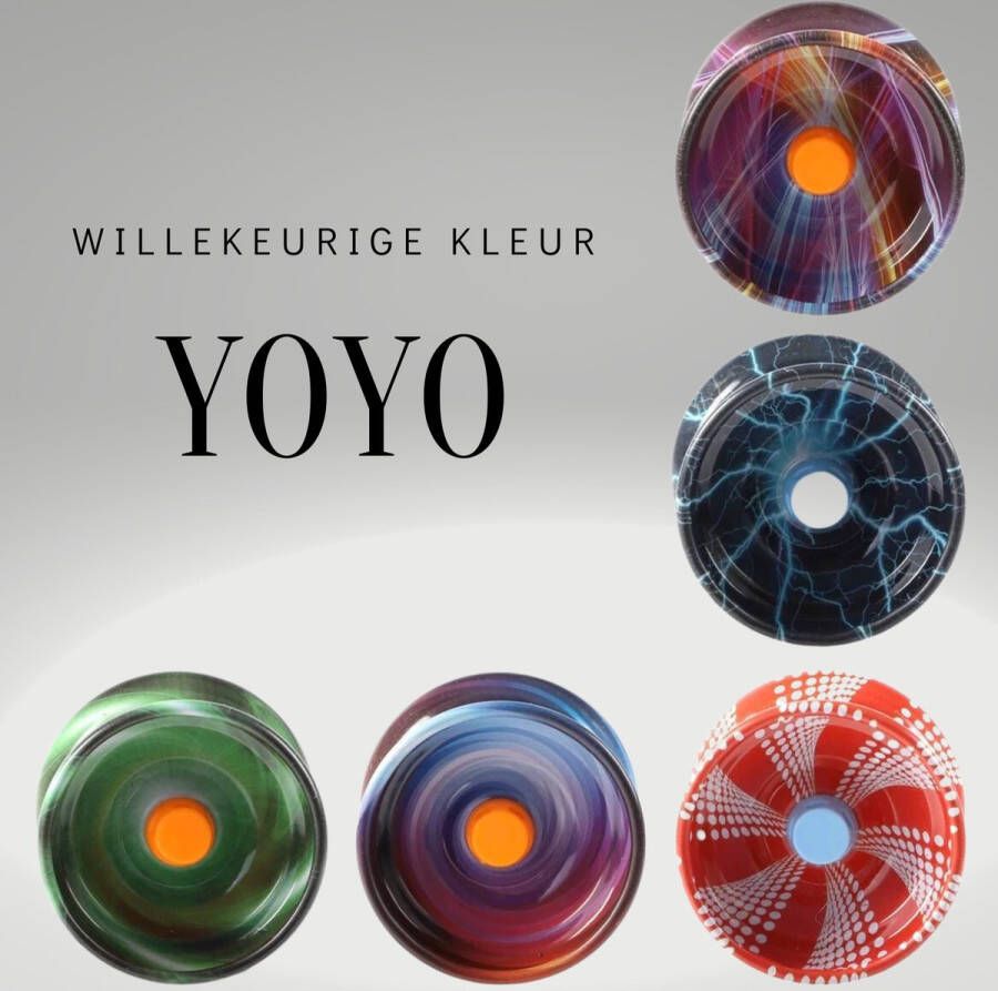 Ramba products Jojo Yoyo Professioneel Kogellager Metaal Multicolor Regenboog Fidget toys