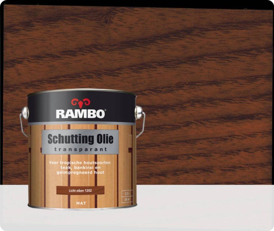 Rambo Schutting Olie 2 5 liter Lichteiken