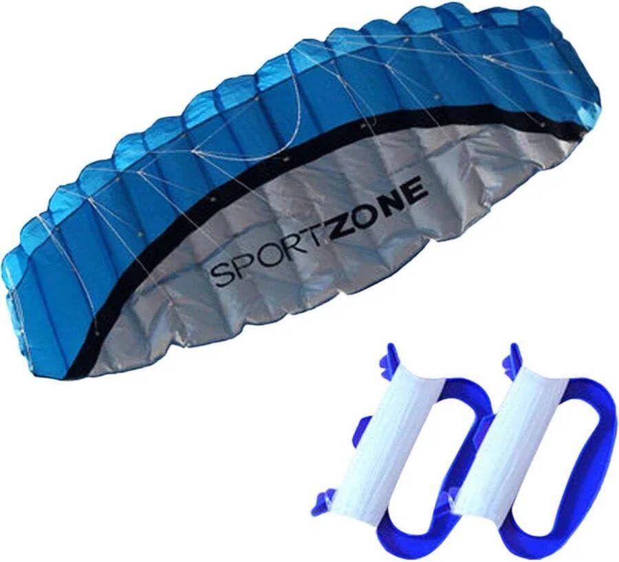 RAMBUX Matras Vlieger XL Blauw Kinderen & Volwassenen Kite Strand 255 x 85 cm Matrasvlieger