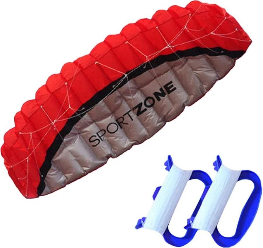 RAMBUX Matras Vlieger XL Rood Kinderen & Volwassenen Kite Strand 255 x 85 cm Matrasvlieger