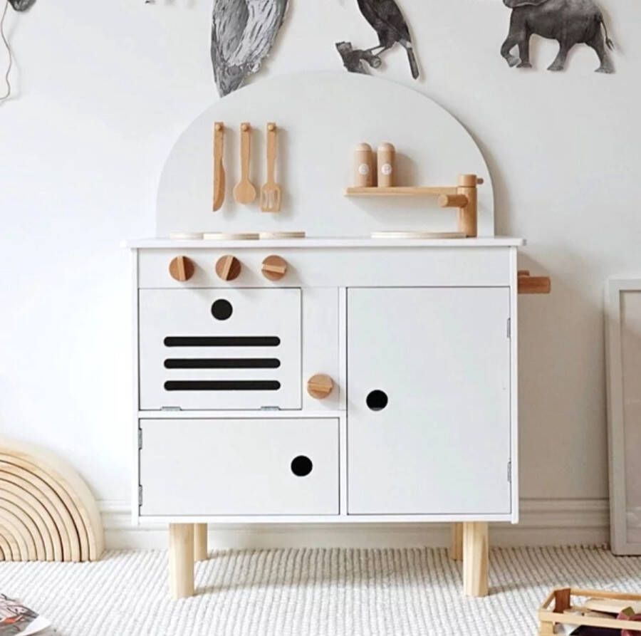 Rammelaartje Houten Keukentje Speelkeuken Wit