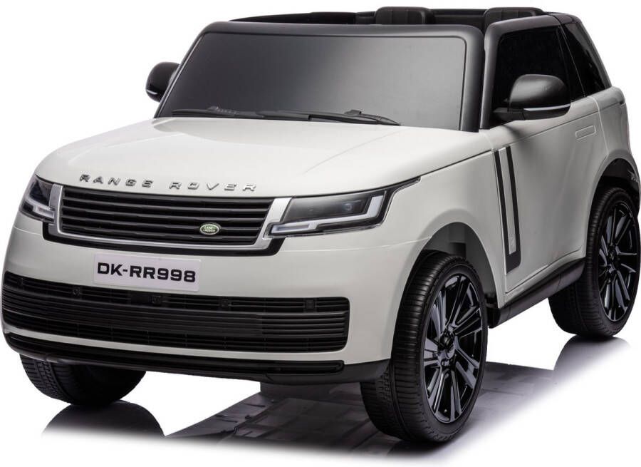 Range rover Elektrische kinderauto 12V 2 Persoons Kinderauto 4x4 14AH batterij 2.4 Ghz RC afstandsbediening Wit