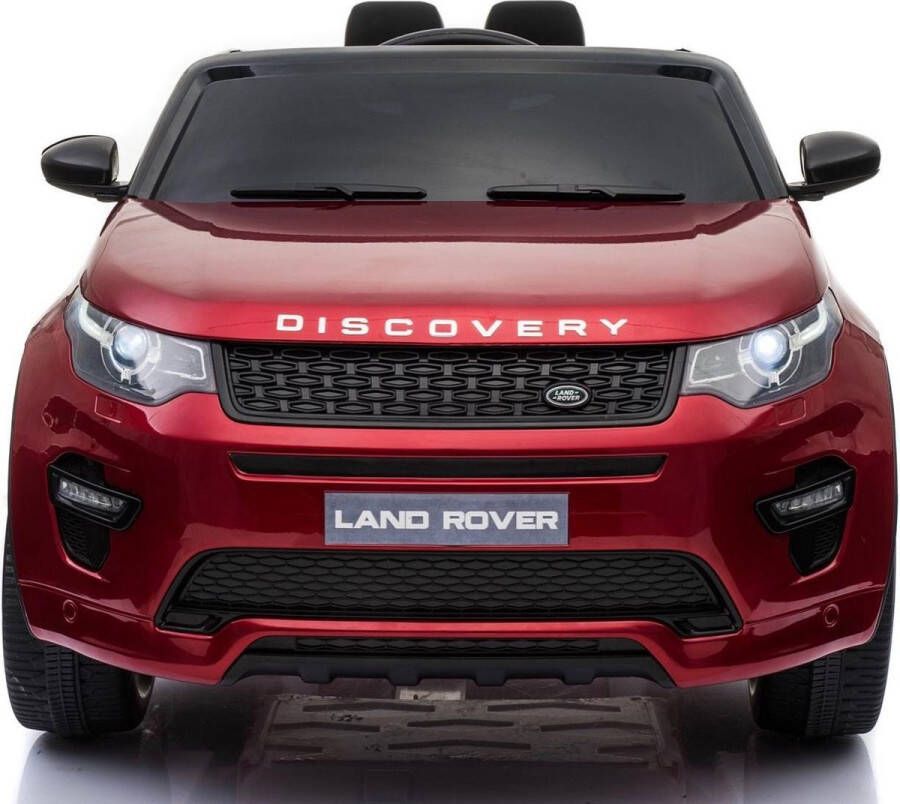 Range rover Elektrische Kinderauto Land Rover Discovery Rood 12V Met Afstandsbediening FULL OPTIONS