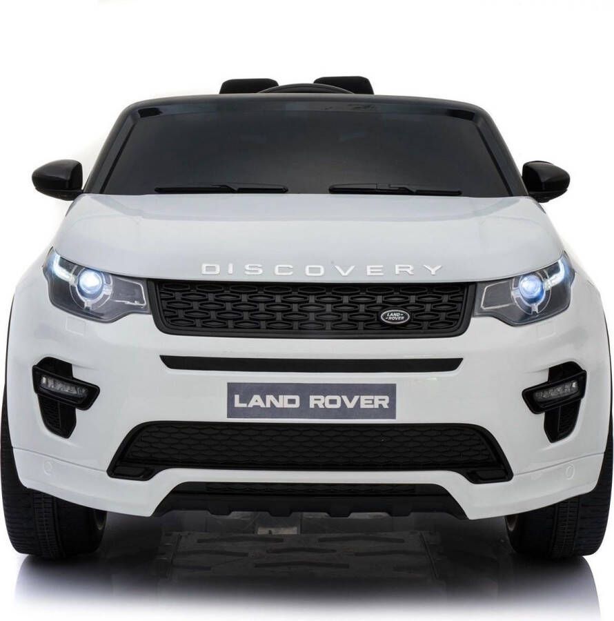 Range rover Elektrische Kinderauto Land Rover Discovery Wit 12V Met Afstandsbediening FULL OPTIONS